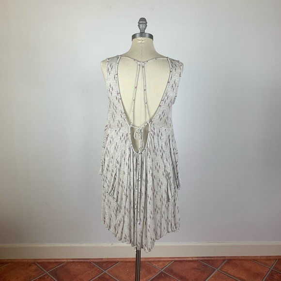 Free People Floral Tan Tank Top - Picture 4 of 6